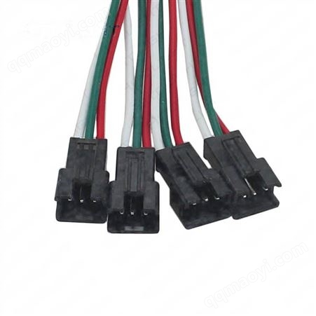 3PIN端子线批发3pin幻彩灯条3P连接线灯带led 4PIN对接端子线飞机头