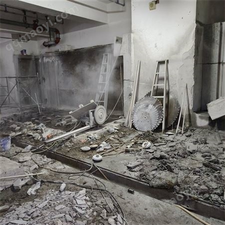 津 南 厂房基础墩 切割混凝土墙 人行天桥 拆除 敕恩建筑