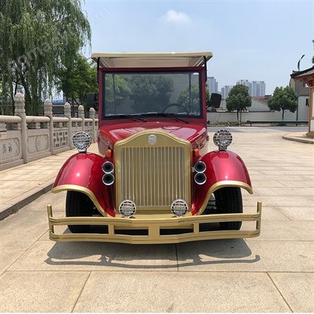 景區(qū)觀光復(fù)古老爺車 多靈 旅游電動觀光車接待車 操作簡單