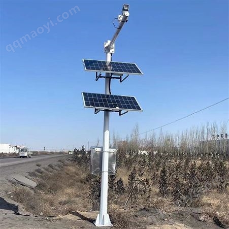 太阳能监控供电系统12V锂电池光伏风光发电板套装户外24V枪球机