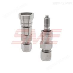 SME不锈钢卡套式仪表接头可与世伟洛克SwagelokSS-QC6-D-600互配